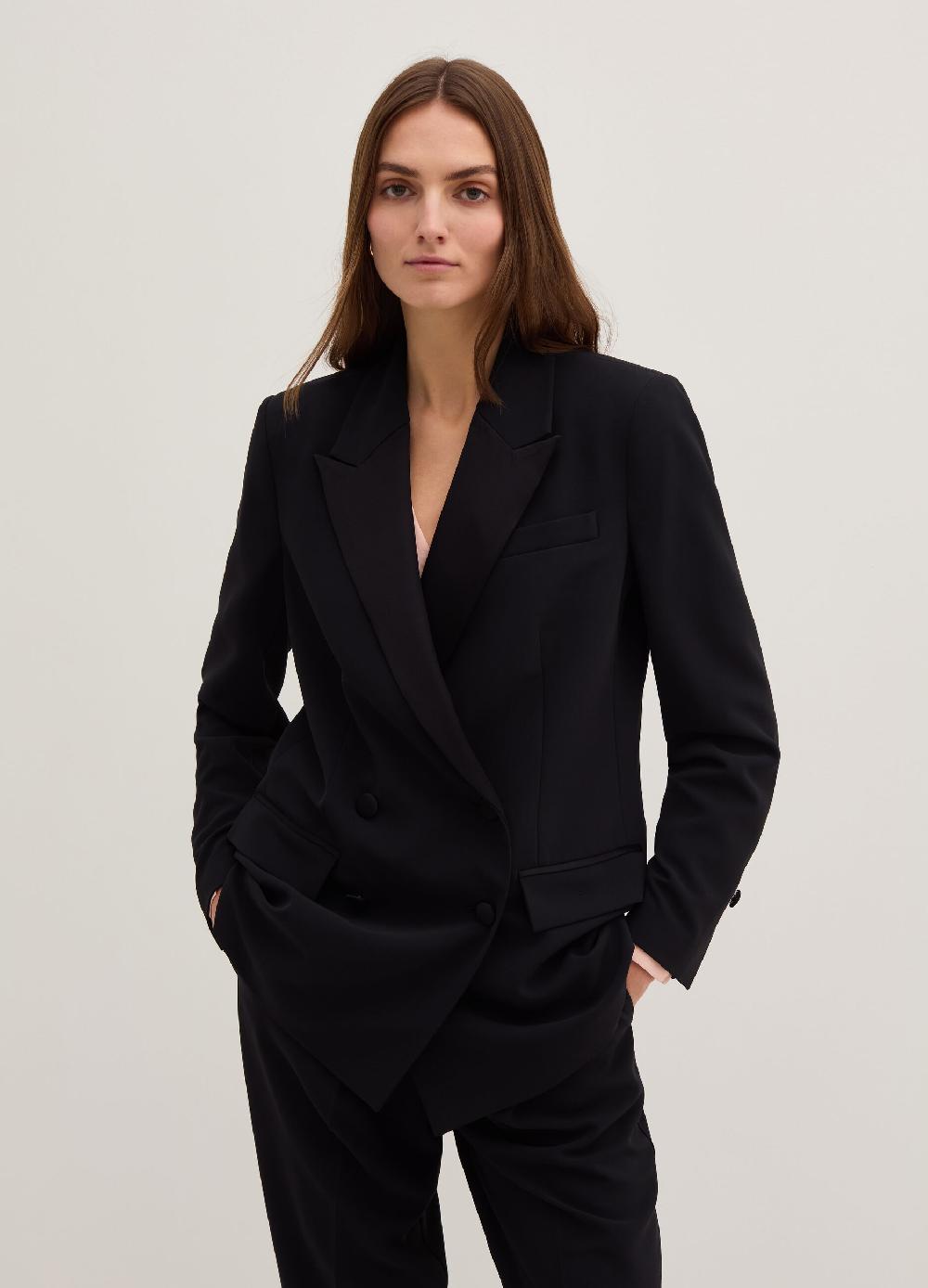 Stefanel Blazer doppiopetto in cadi tecnico