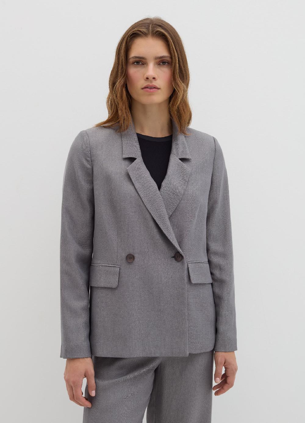 Stefanel Blazer Doppiopetto In Canapino