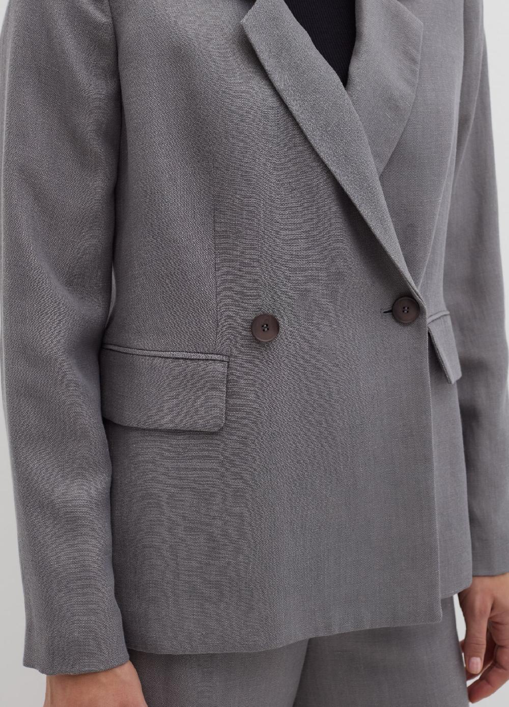 Stefanel Blazer Doppiopetto In Canapino