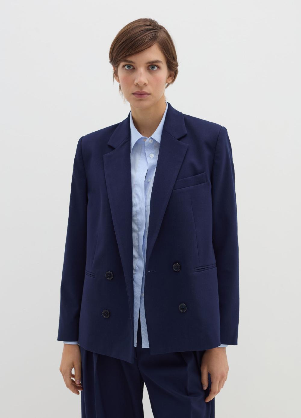 Stefanel Blazer Doppiopetto In Flanella