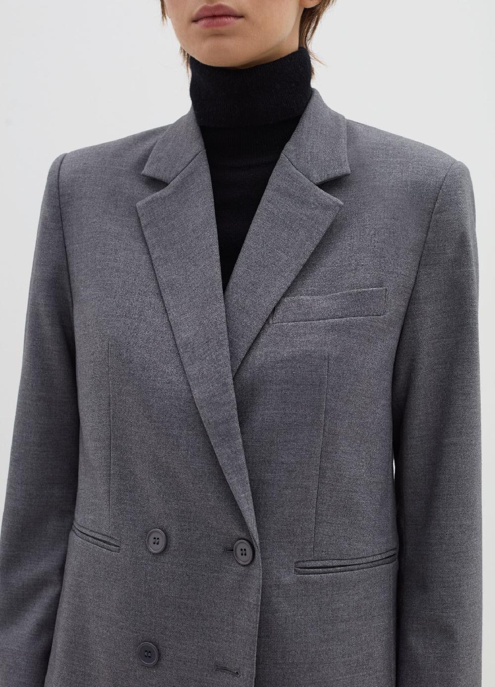 Stefanel Blazer Doppiopetto In Flanella