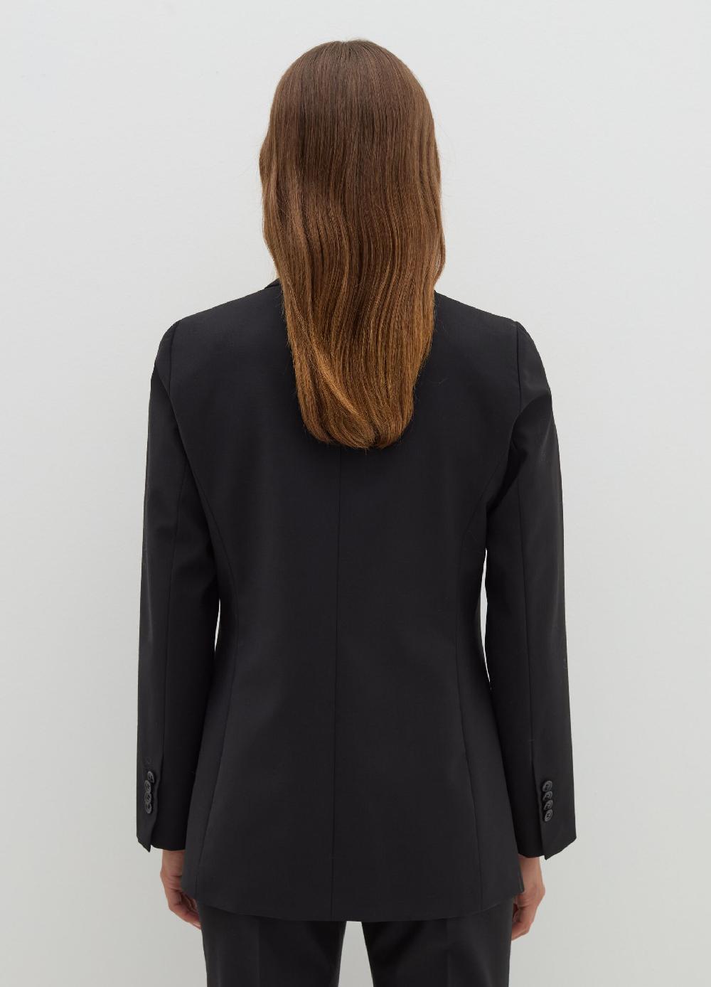 Stefanel Blazer Doppiopetto In Fresco Lana