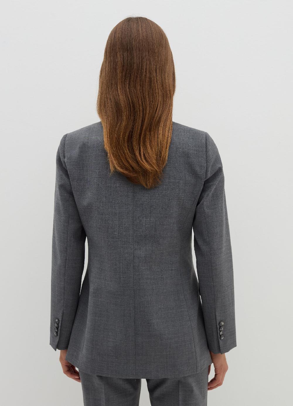 Stefanel Blazer Doppiopetto In Fresco Lana