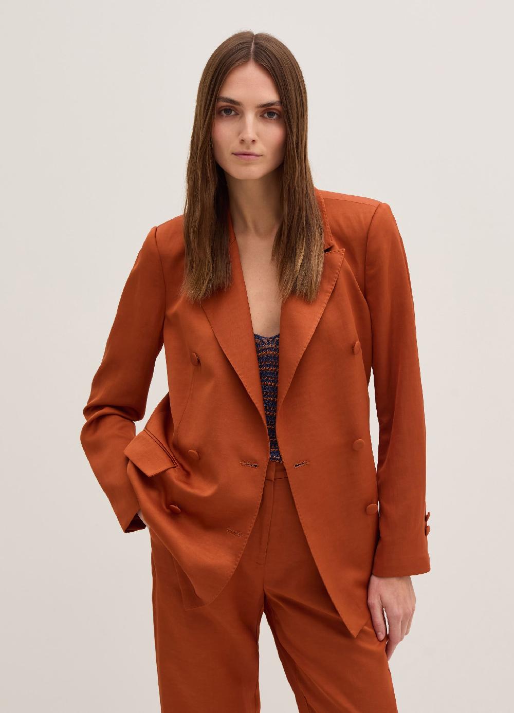 Stefanel Blazer doppiopetto in satin