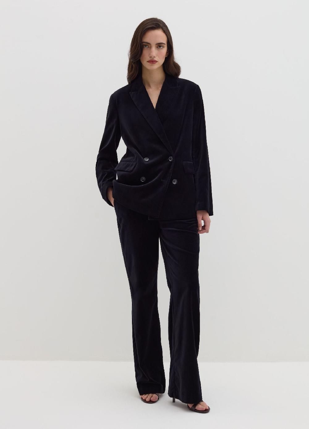 Stefanel Blazer doppiopetto in velluto