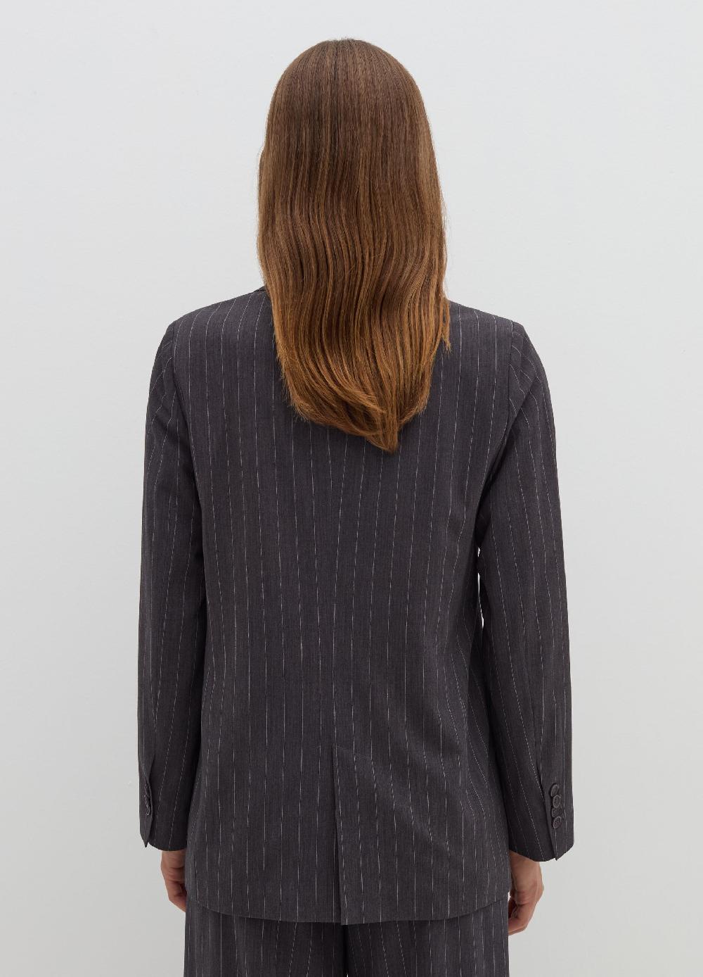 Stefanel Blazer Gessato Doppiopetto