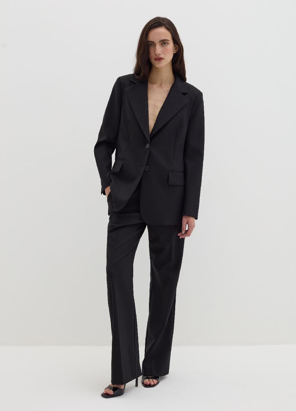 Stefanel Blazer monopetto con lurex