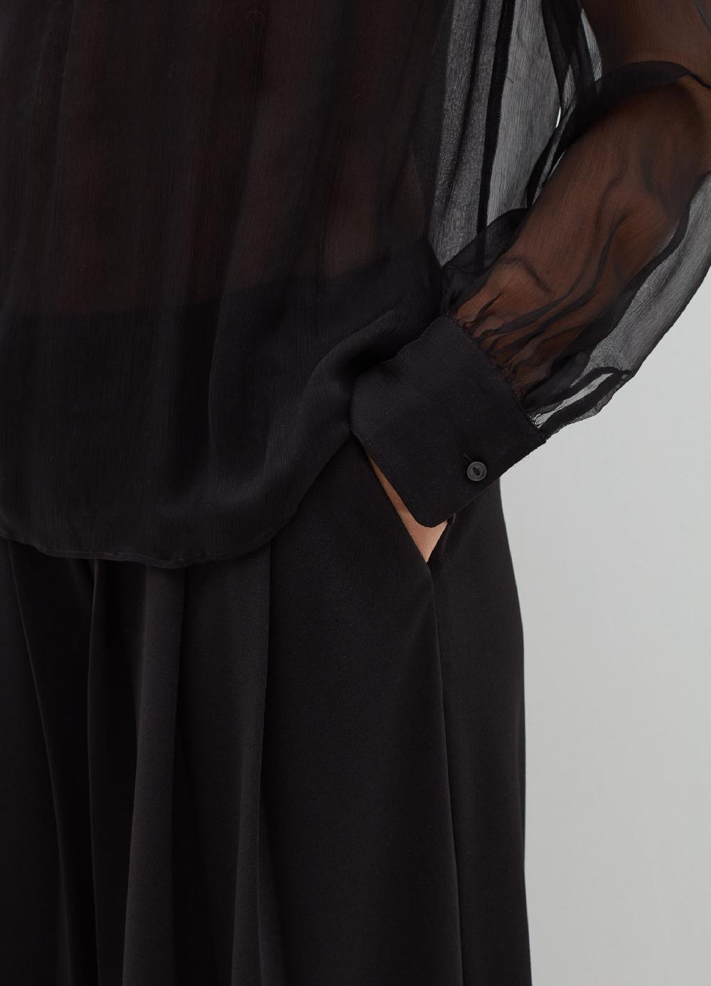 Stefanel Blusa In Crêpe Di Seta