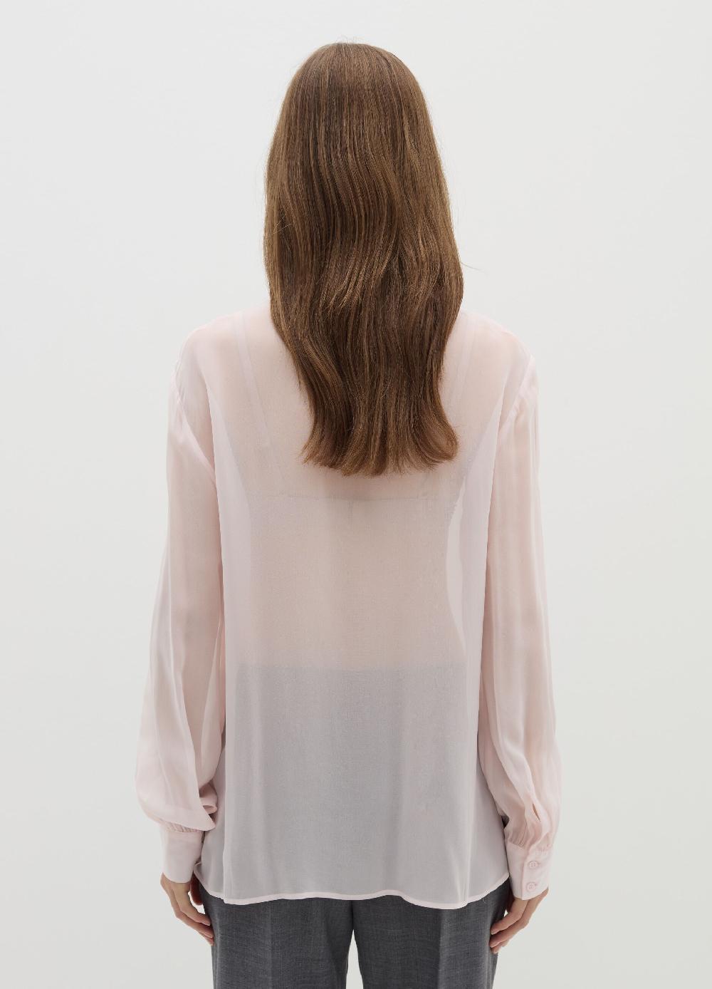 Stefanel Blusa In Georgette Con Foulard