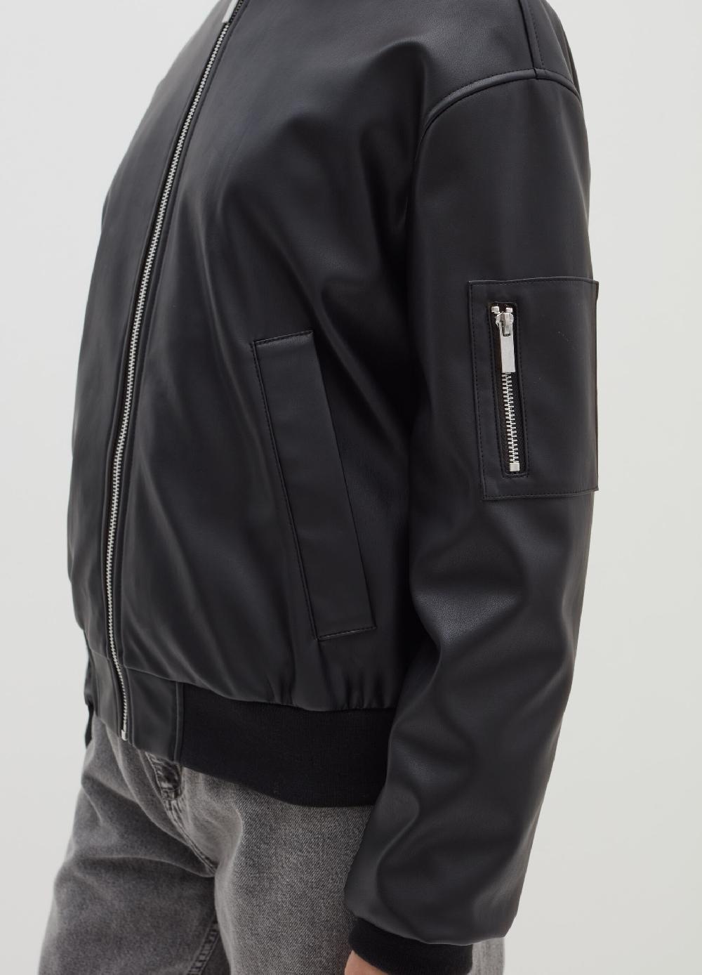 Stefanel Bomber Full-zip Effetto Lucido