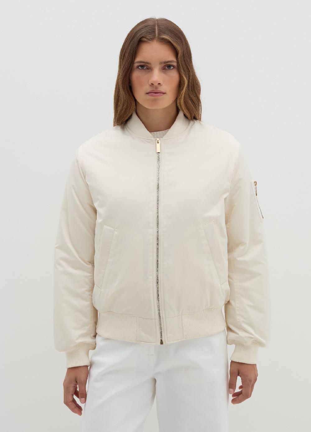 Stefanel Bomber Full-zip Effetto Satin