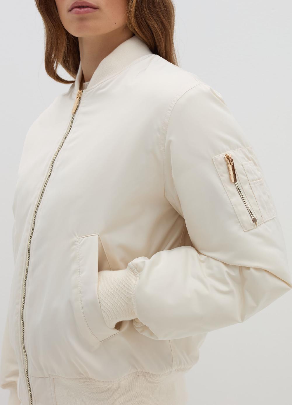 Stefanel Bomber Full-zip Effetto Satin