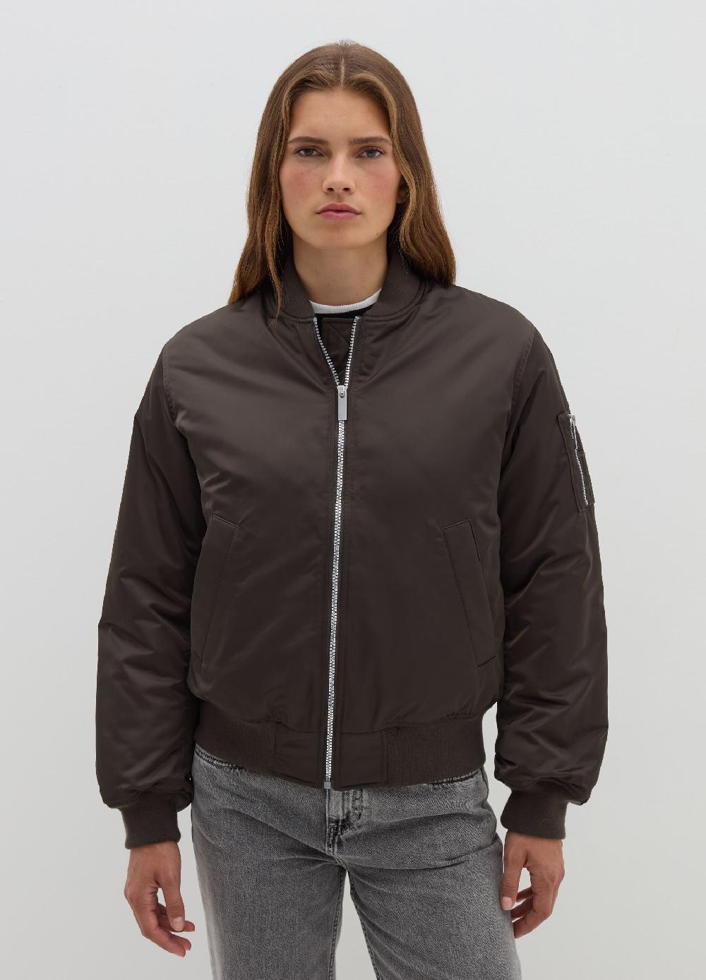 Stefanel Bomber Full-zip Effetto Satin