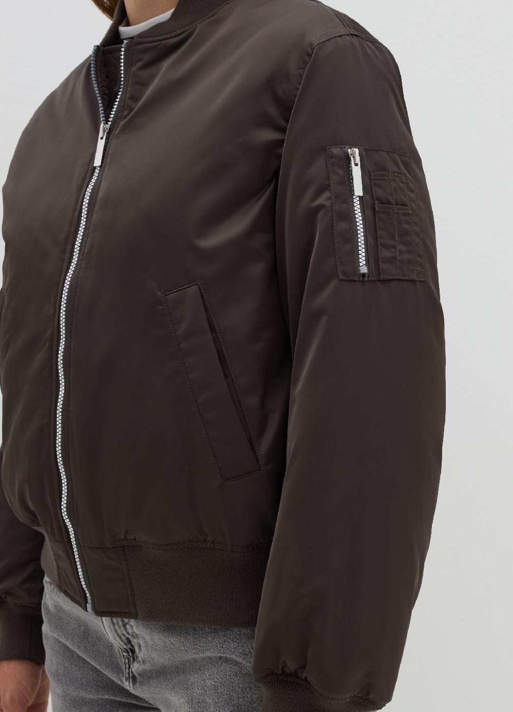 Stefanel Bomber Full-zip Effetto Satin