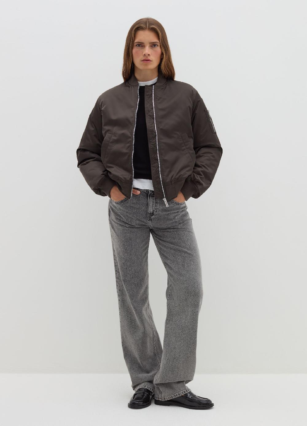 Stefanel Bomber full-zip effetto satin