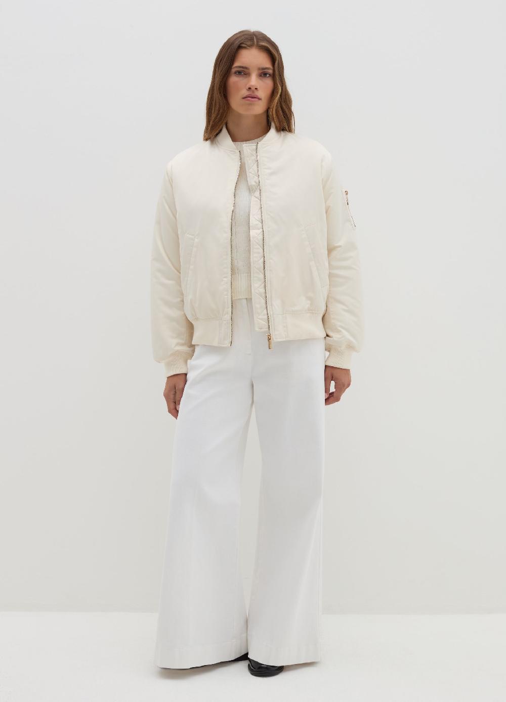 Stefanel Bomber full-zip effetto satin