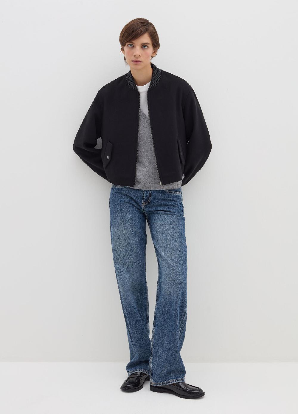 Stefanel Bomber full-zip in tweed