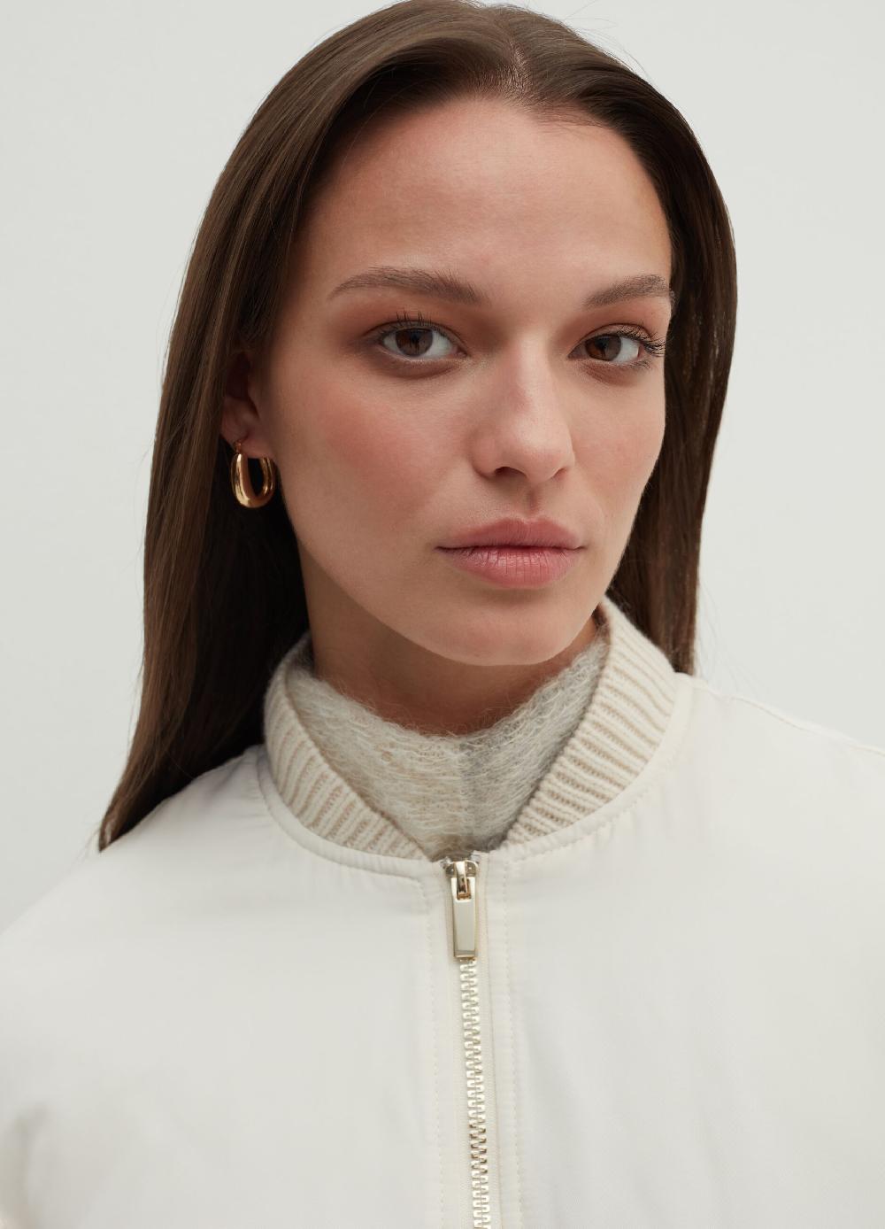 Stefanel Bomber Oversize Con Maniche In Maglia