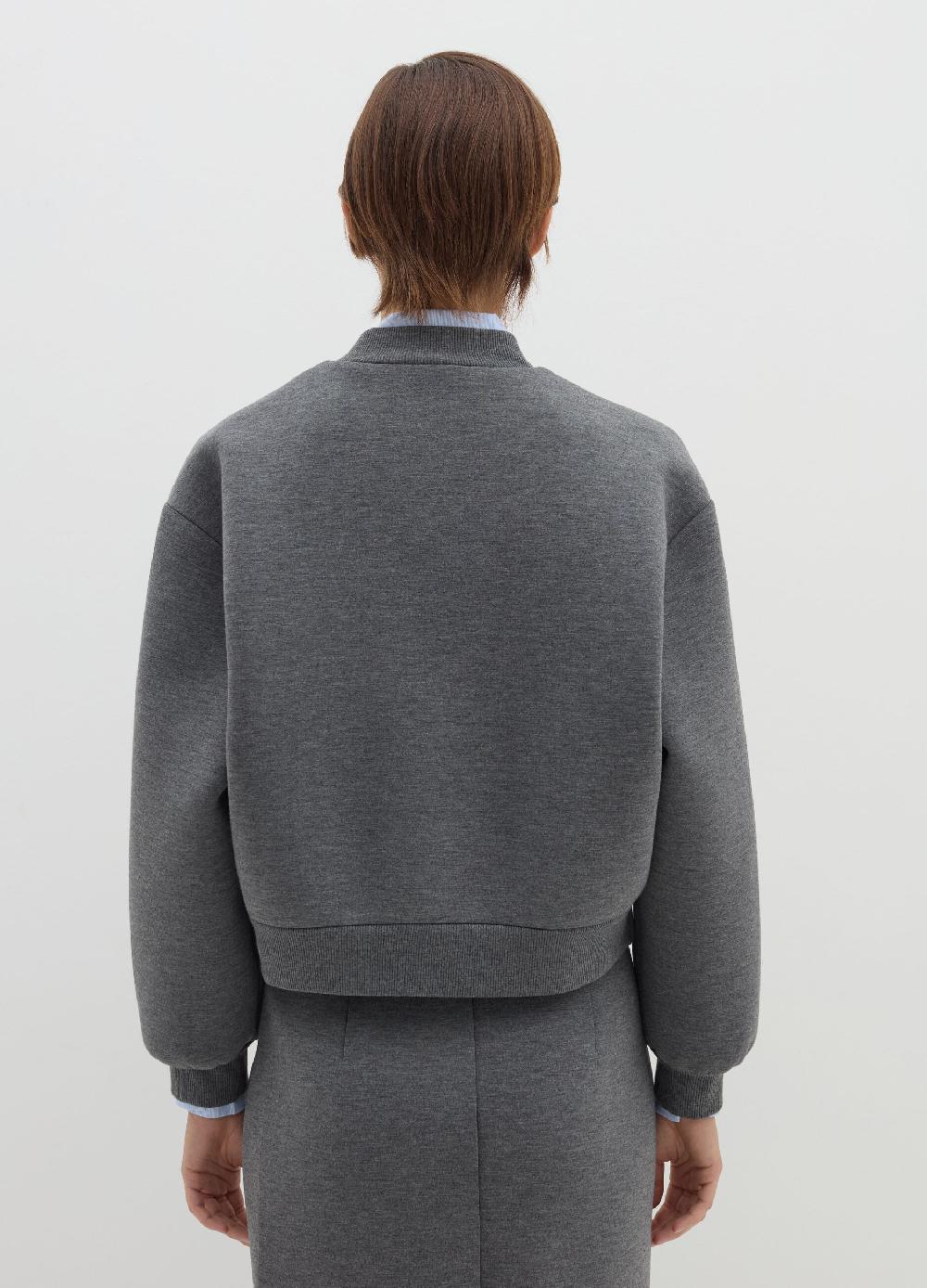 Stefanel Bomber Oversize In Felpa