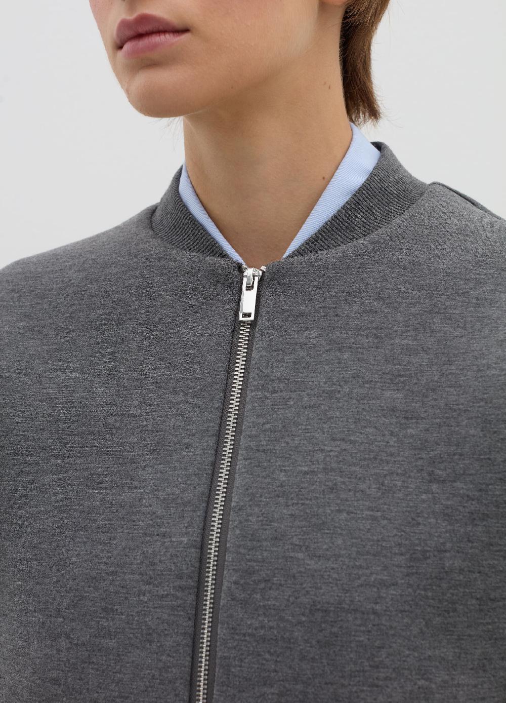 Stefanel Bomber Oversize In Felpa