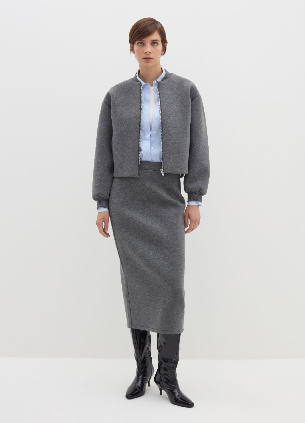 Stefanel Bomber oversize in felpa