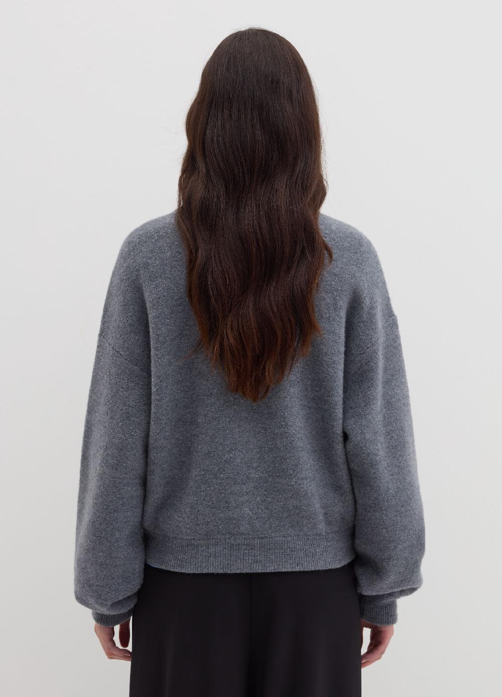 Stefanel Bomber Oversize In Lana Cotta