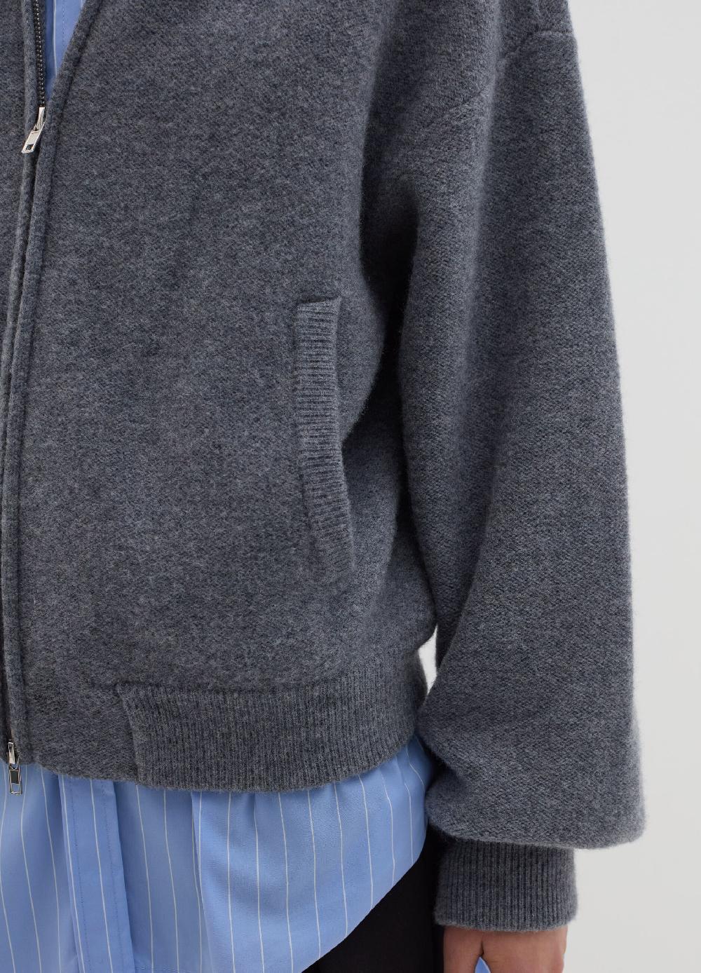 Stefanel Bomber Oversize In Lana Cotta