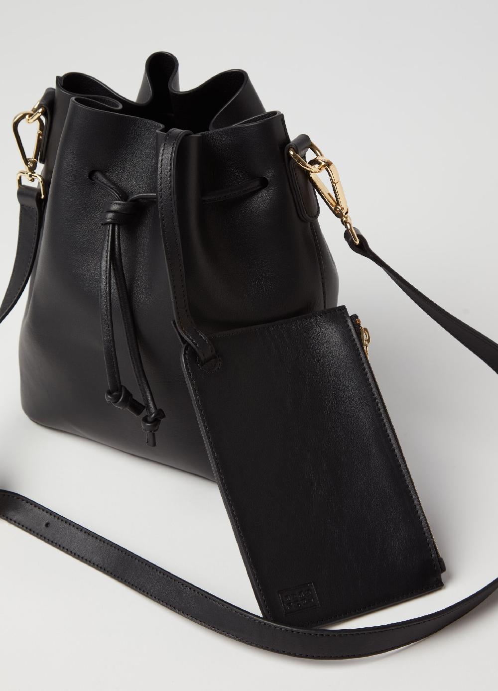 Stefanel Borsa A Secchiello In Pelle