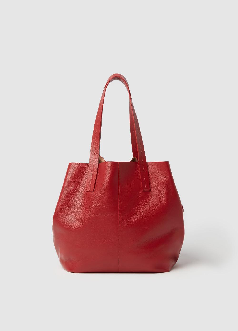 Stefanel Borsa Shopper In Pelle