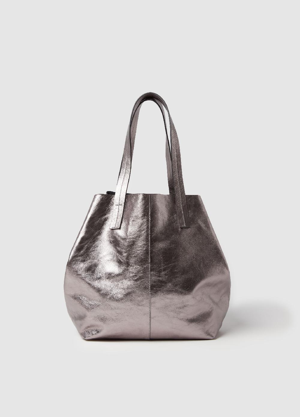 Stefanel Borsa Shopper In Pelle