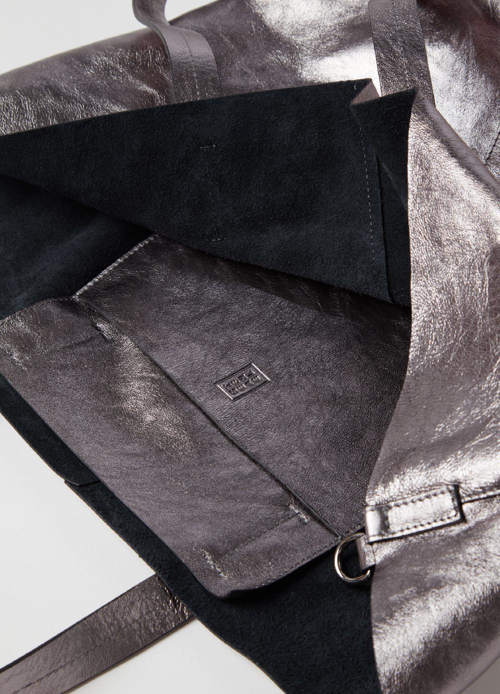 Stefanel Borsa Shopper In Pelle