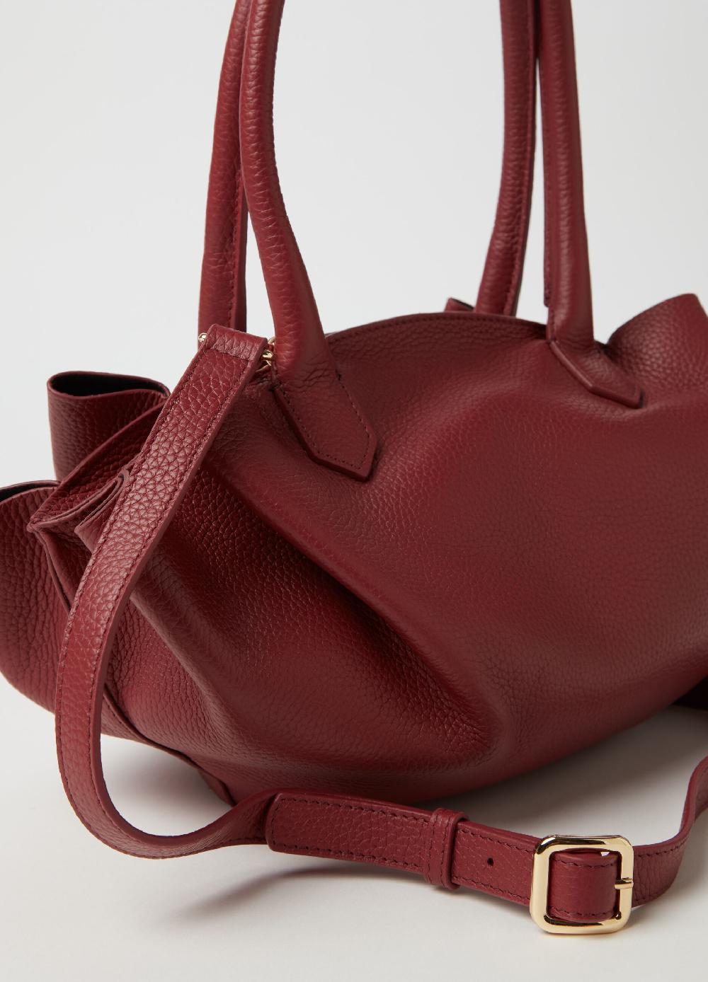 Stefanel Borsa Shopper In Pelle Martellata