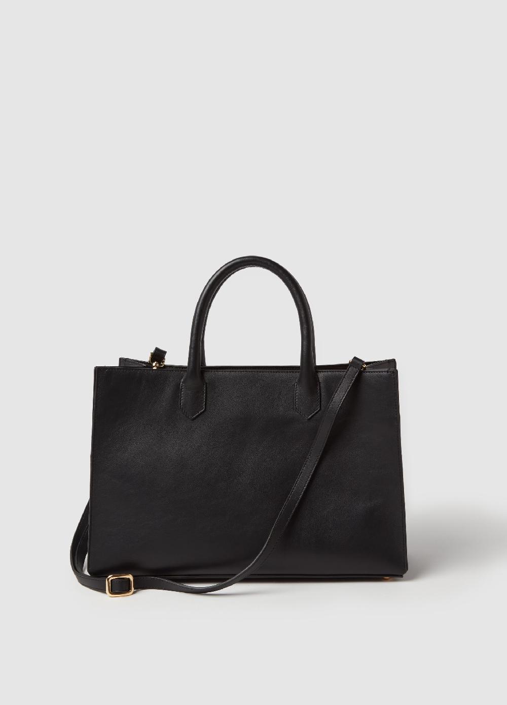 Stefanel Borsa Shopper In Pelle Nappa