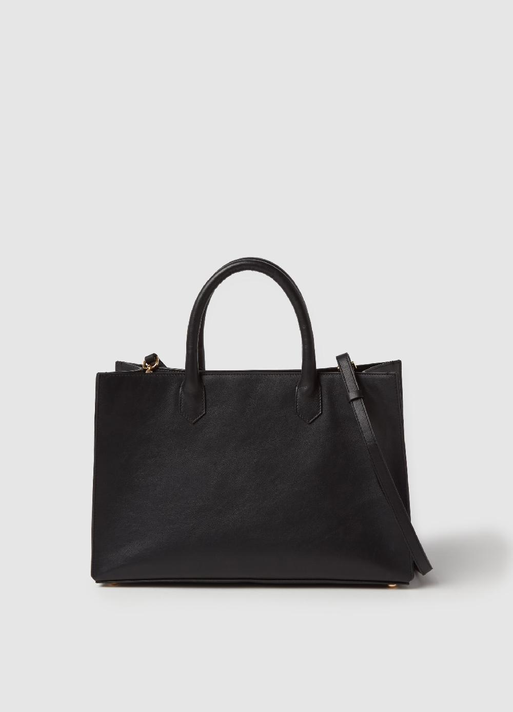 Stefanel Borsa Shopper In Pelle Nappa