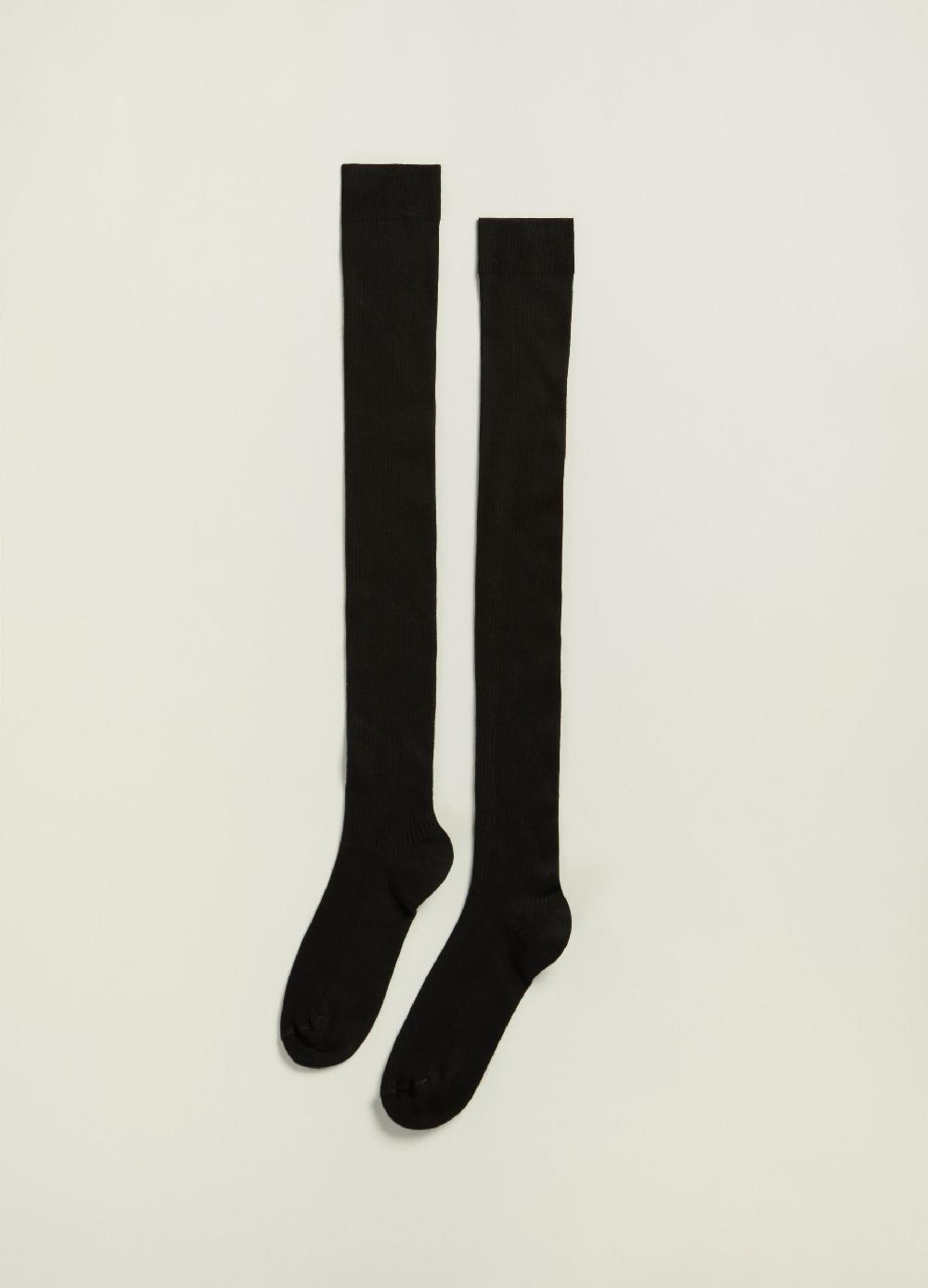 Stefanel Calze lunghe in viscosa a costine