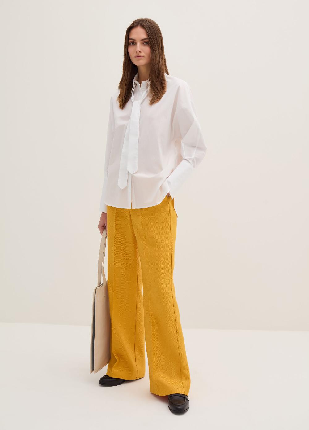 Stefanel Camicia In Popeline Con Cravatta