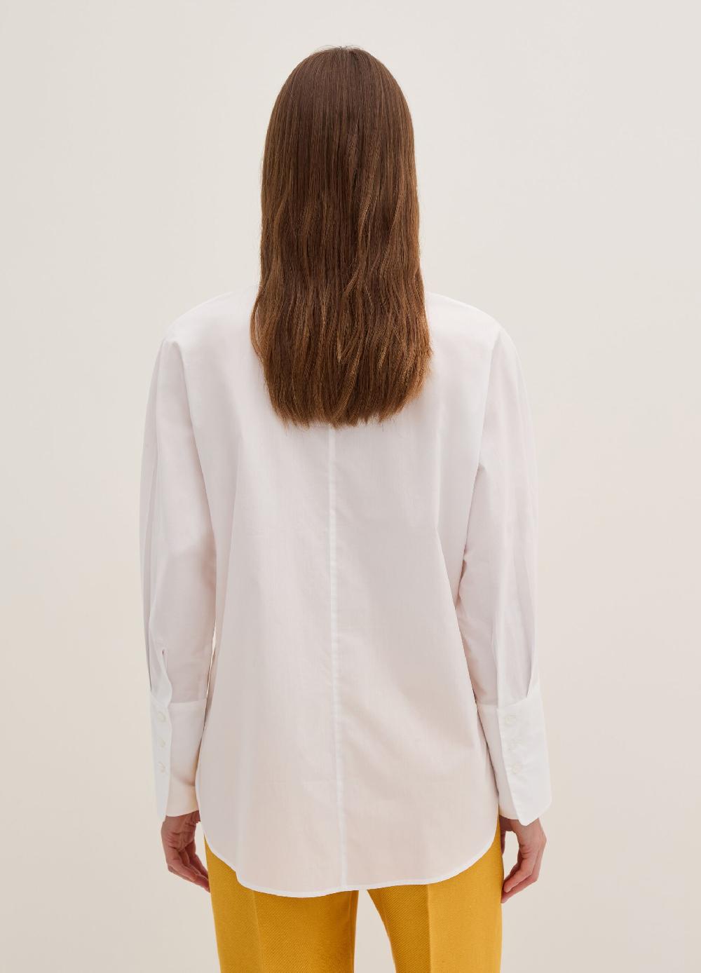 Stefanel Camicia In Popeline Con Cravatta