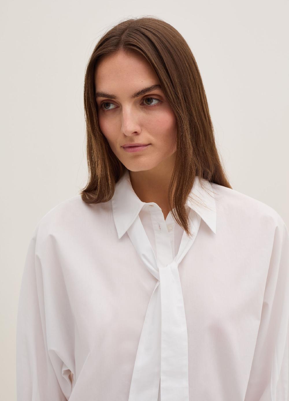 Stefanel Camicia in popeline con cravatta