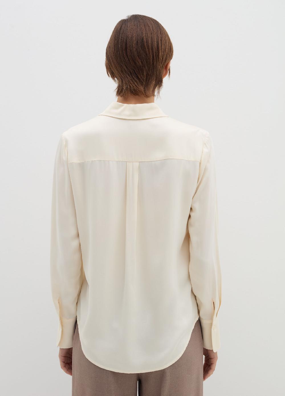 Stefanel Camicia In Seta Effetto Satin