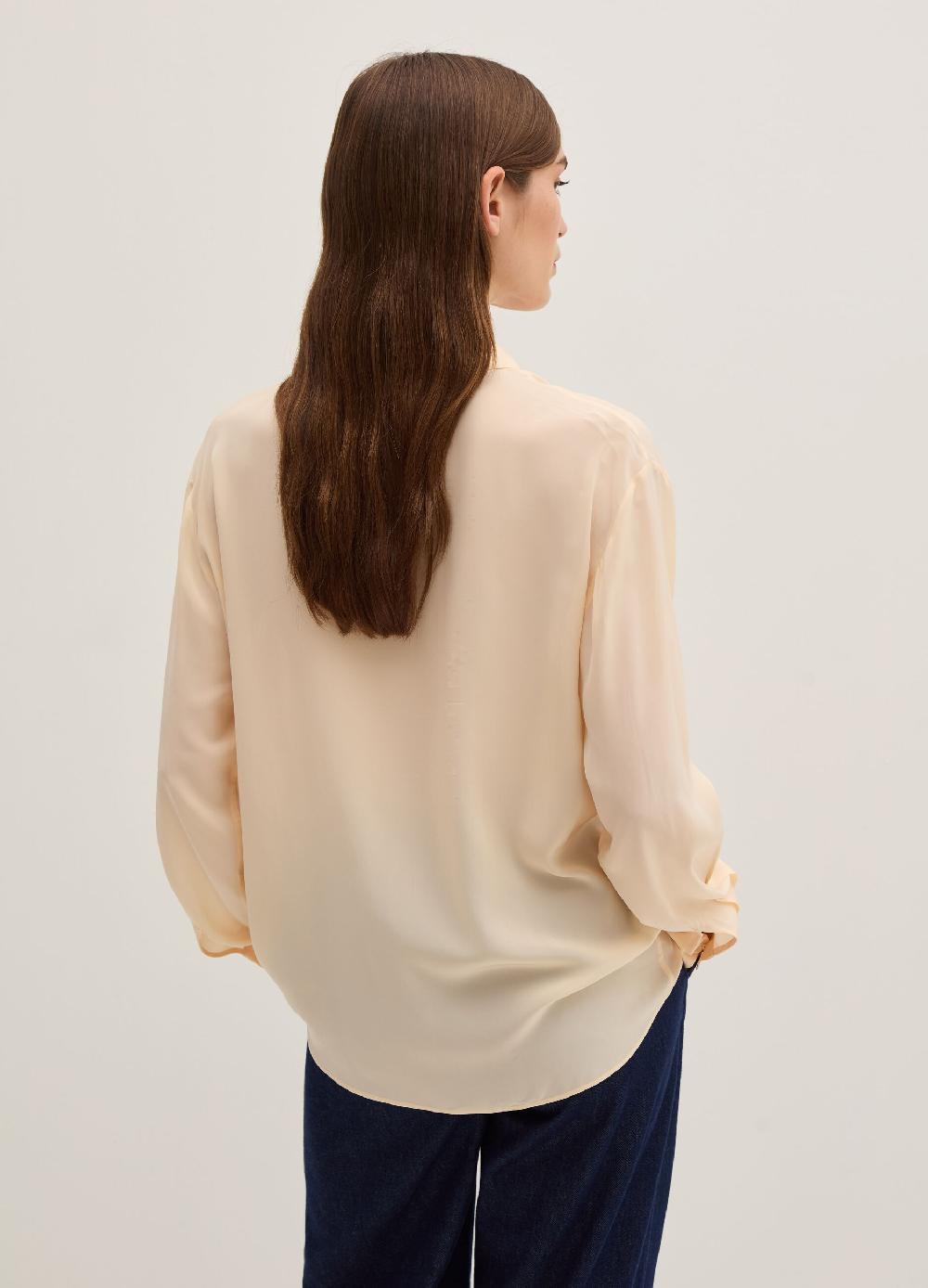 Stefanel Camicia In Viscosa Con Tasca