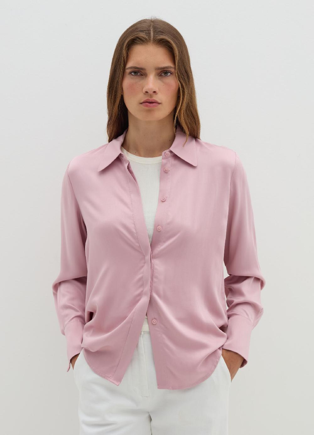 Stefanel Camicia In Viscosa Satin