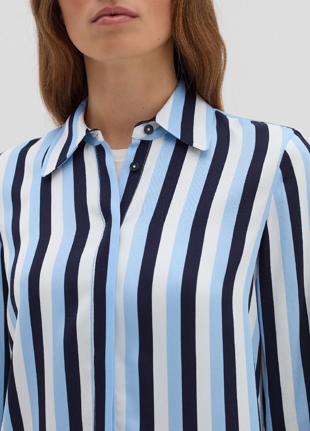 Stefanel Camicia In Viscosa Satin