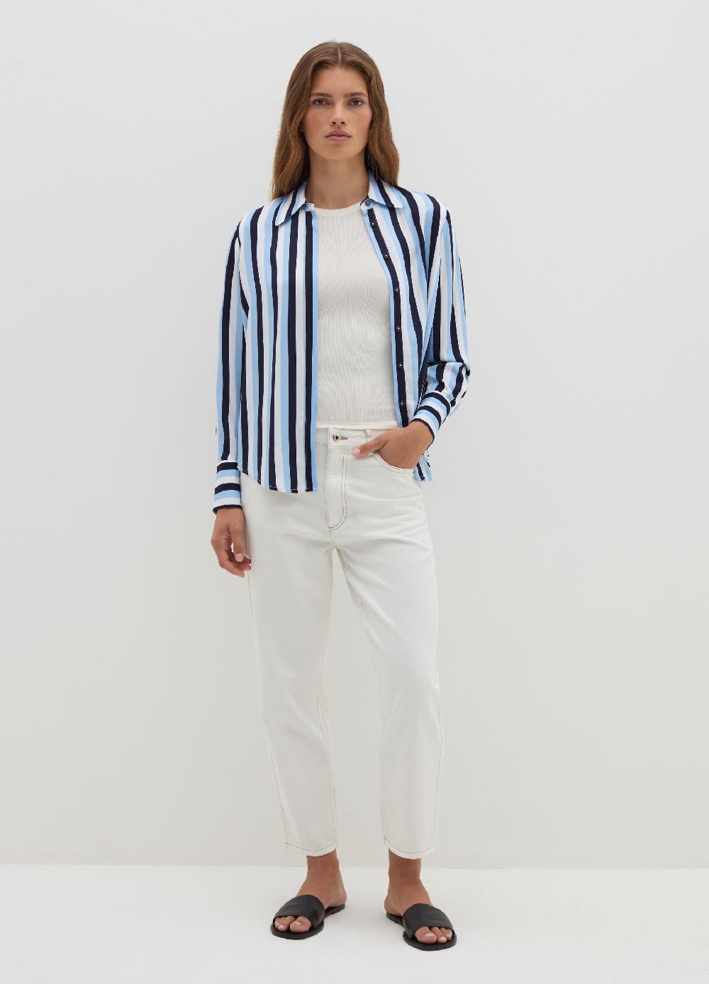 Stefanel Camicia in viscosa satin