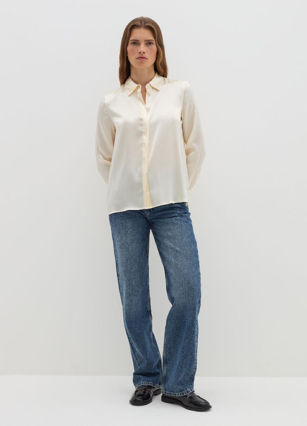 Stefanel Camicia in viscosa satin