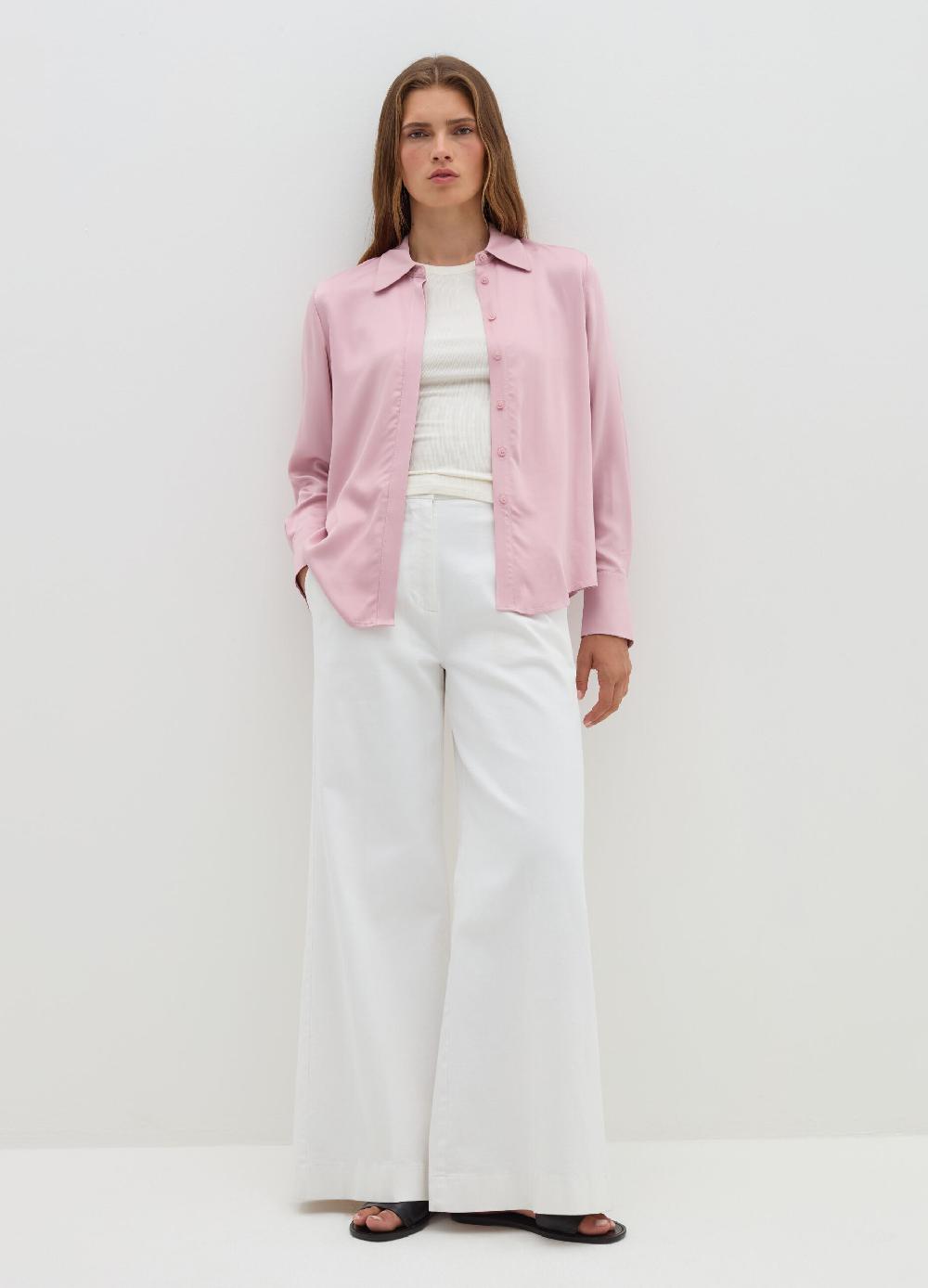 Stefanel Camicia in viscosa satin