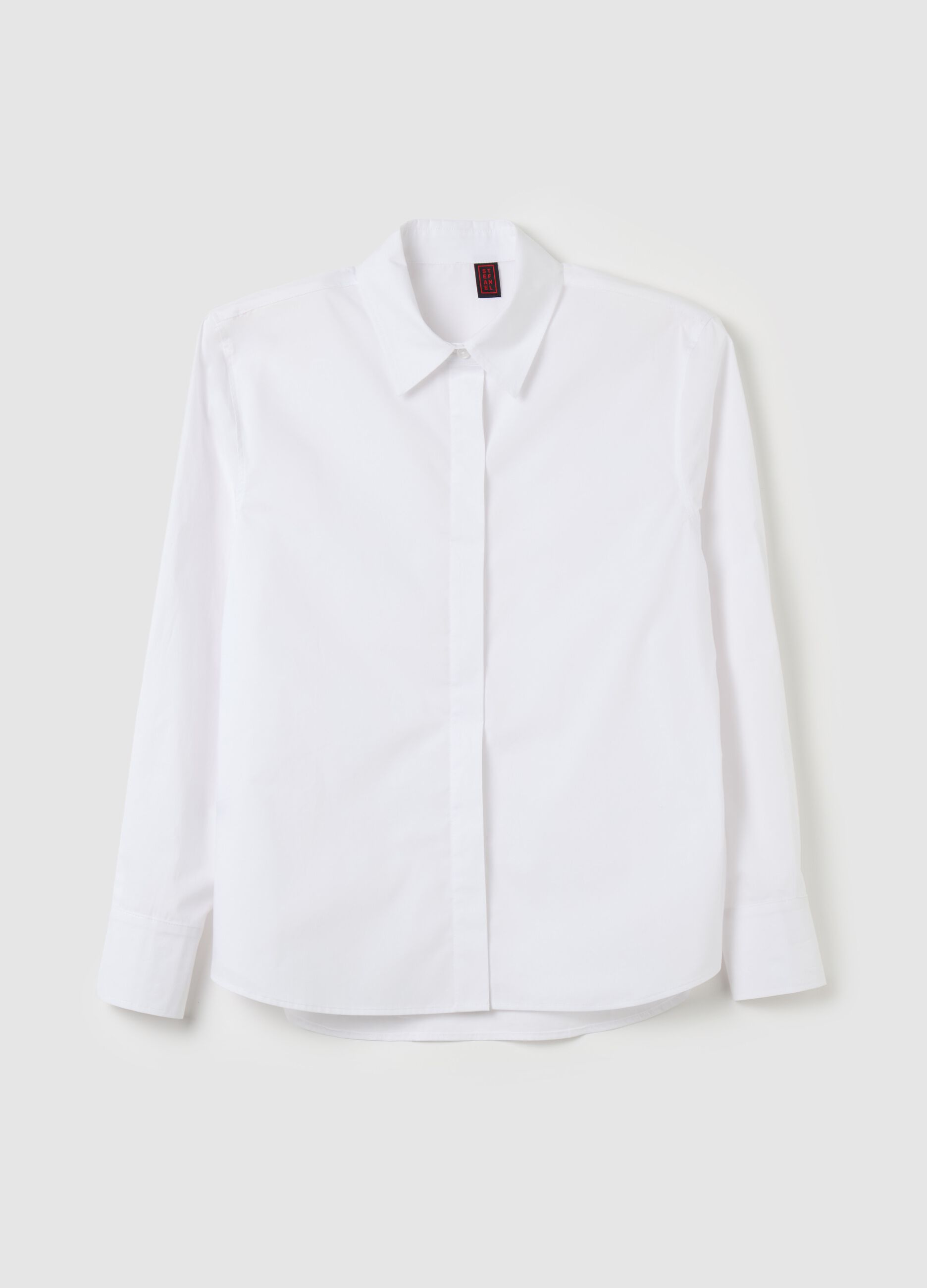 Stefanel Camicia Regular Fit In Popeline