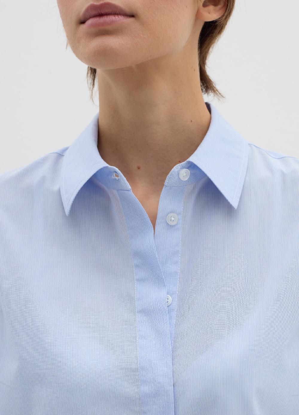 Stefanel Camicia Regular Fit In Popeline