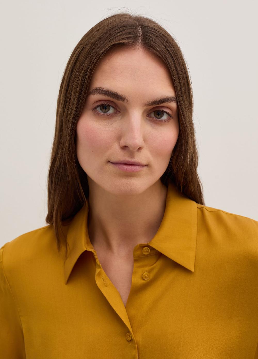 Stefanel Camicia Regular Fit In Satin