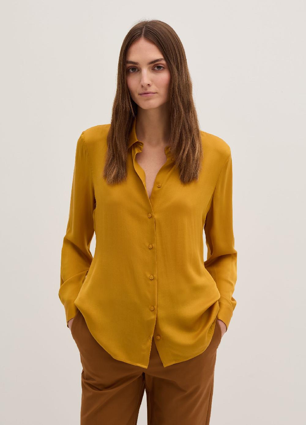 Stefanel Camicia regular fit in satin