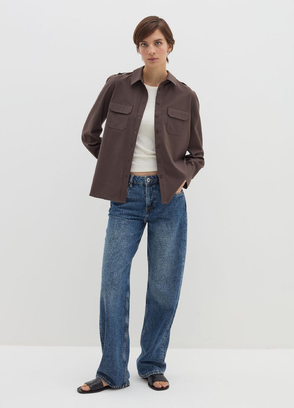 Stefanel Camicia utility con tasche